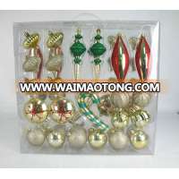 christmas luxury bauble pack with carry handle