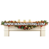 2017 hot sale Christmas natural PVC bauble Garland