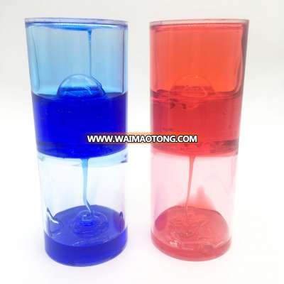 acrylic liquid floating oil hourglass liquid ooze tube