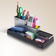 C2003 Multi-Functional Aluminum Desktop Pen Holder for Desk Storage